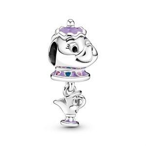 Pandora Beauty and the Beast Mrs. Potts and Chip Dangle Charm